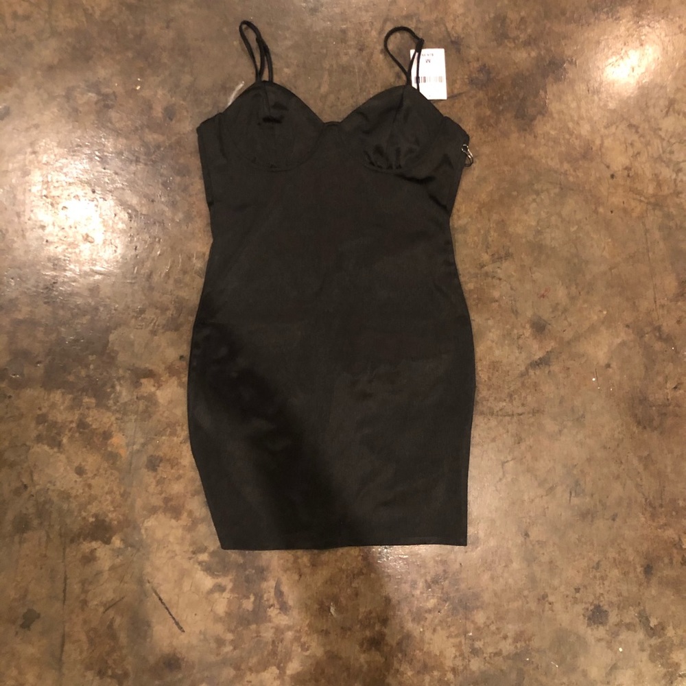 NWT Satin little black dress